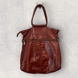 HOBO Quality Genuine Leather Brown Bag Satchel